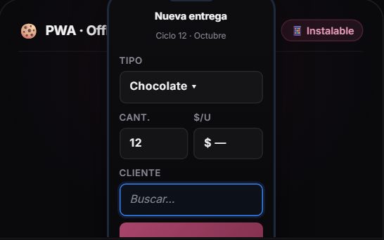 Alfajores Tracker — captura 1 de 3