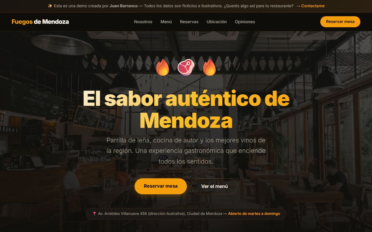 Demo Fuegos de Mendoza